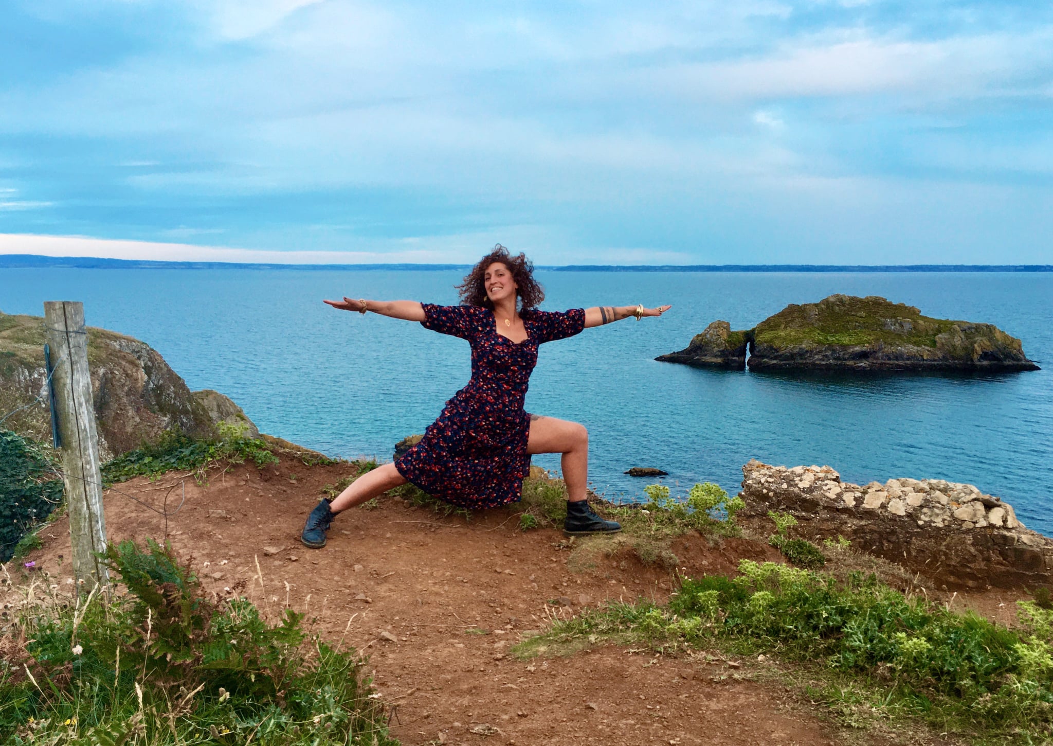 Amanda professeure de yoga